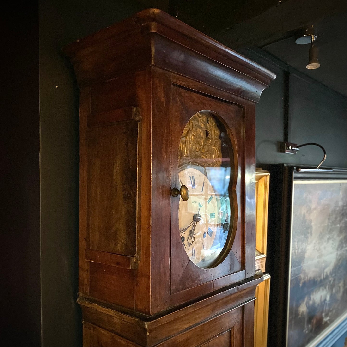 French Long Case Grandfather Clock C.1800