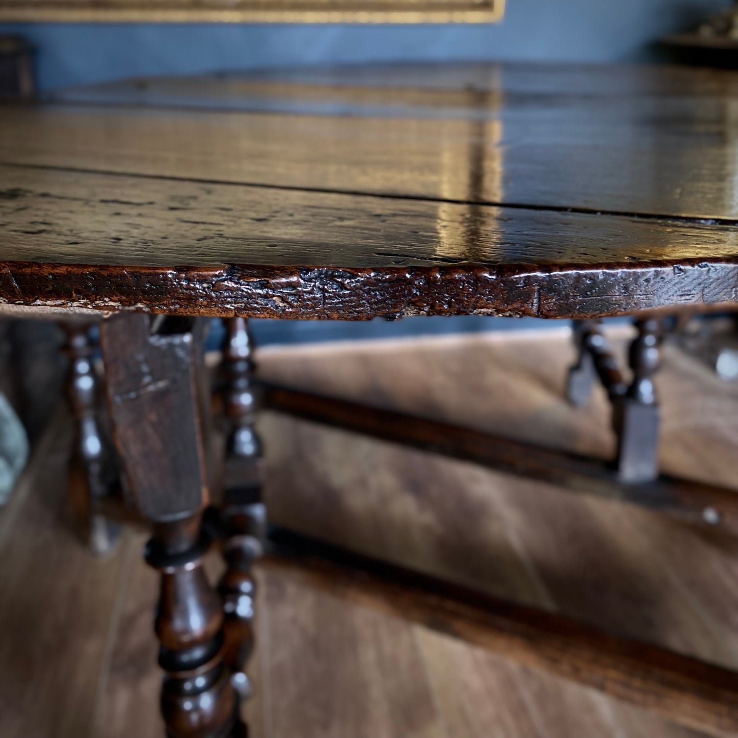 English Oak Gateleg Dining Table