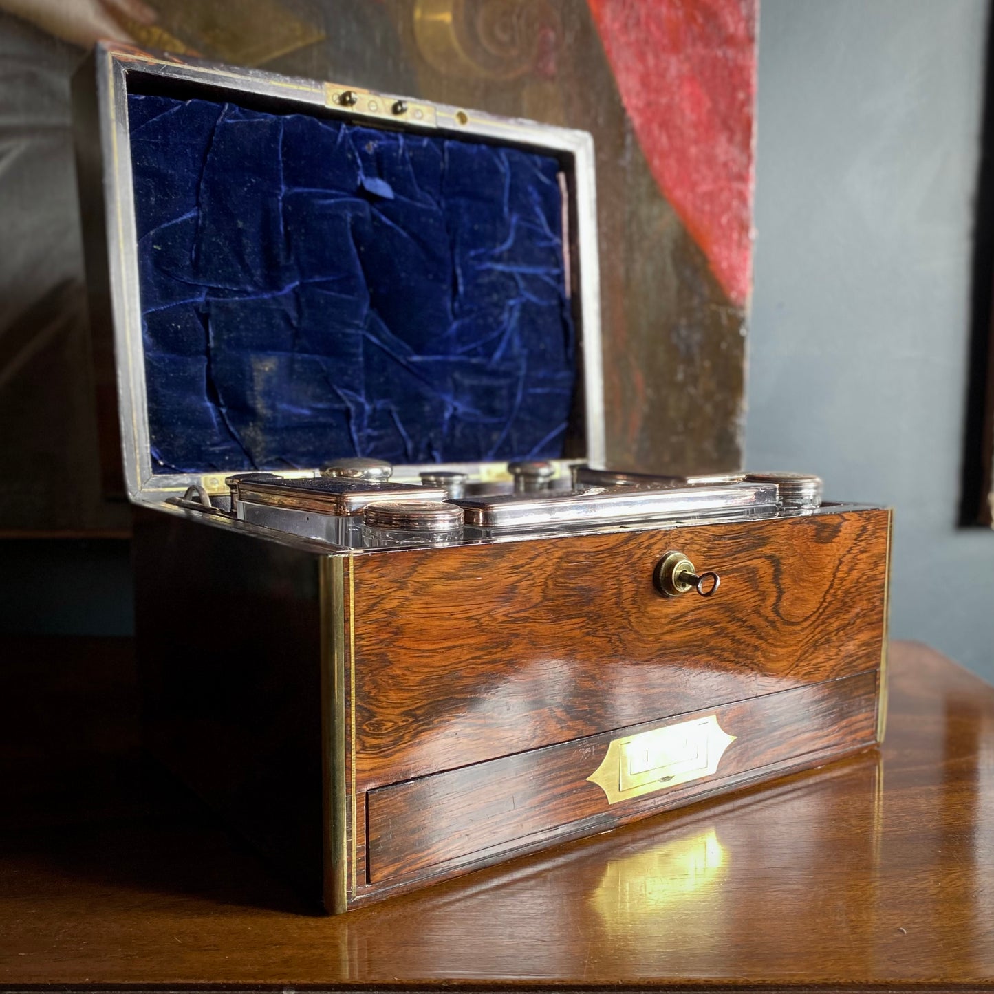 Ladies Rosewood Vanity Box