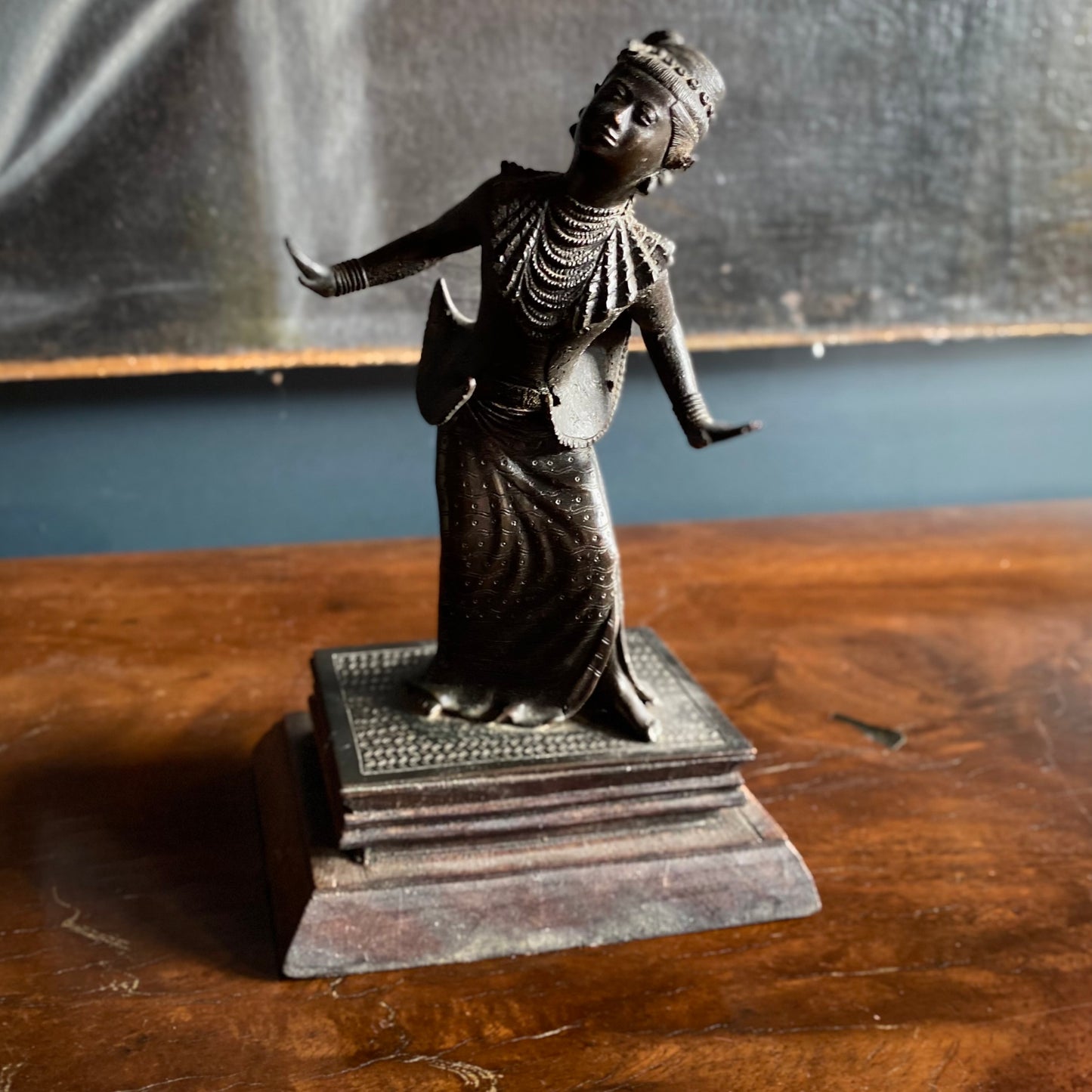 Pair of Bronze Burmese Dancers