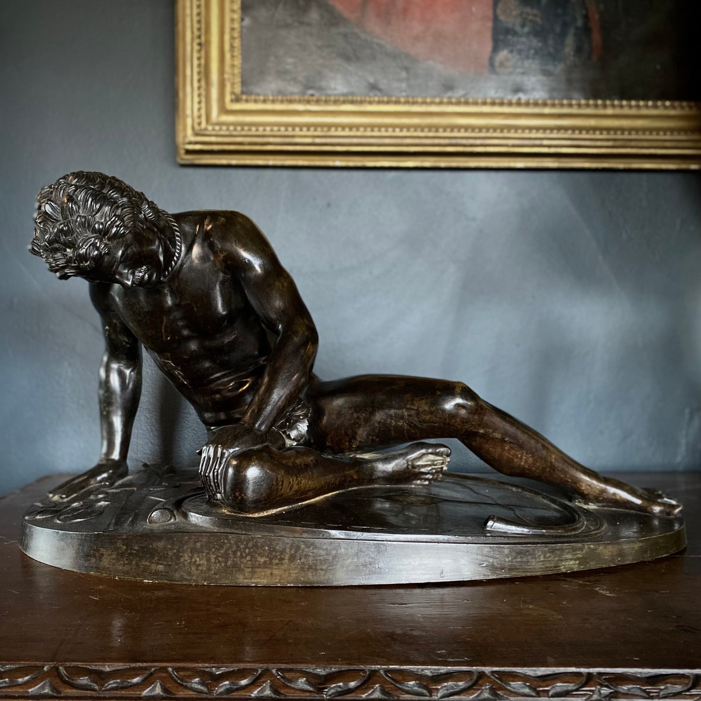 Bronze Statue of 'The Dying Gaul'