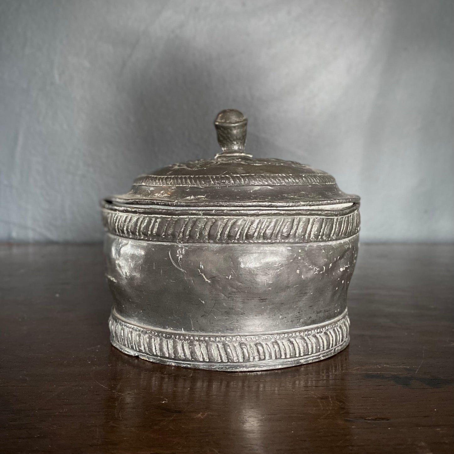 Georgian Lead Tobacco Pot