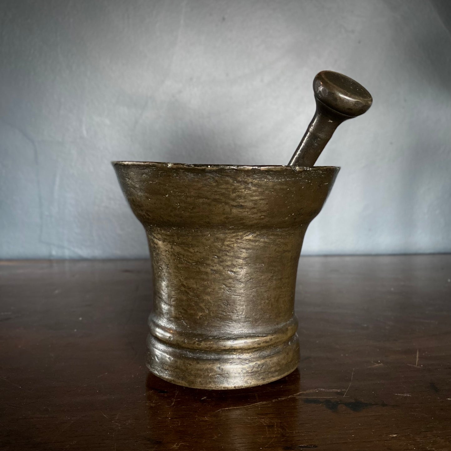 Bronze 17th Century Pestle & Mortar