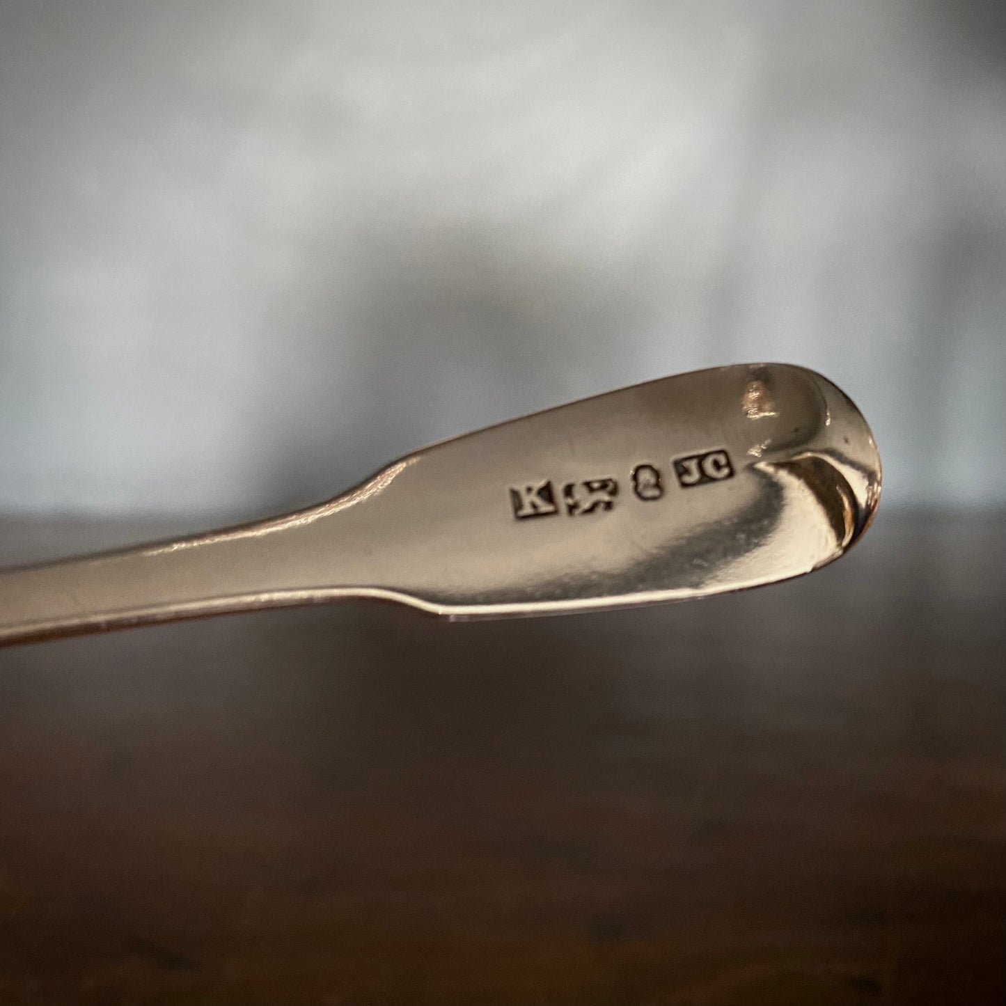 Georgian Sterling Silver Mustard Spoon