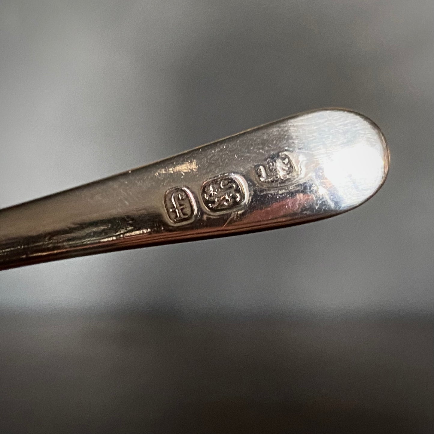 Georgian Sterling Silver Mustard Spoon