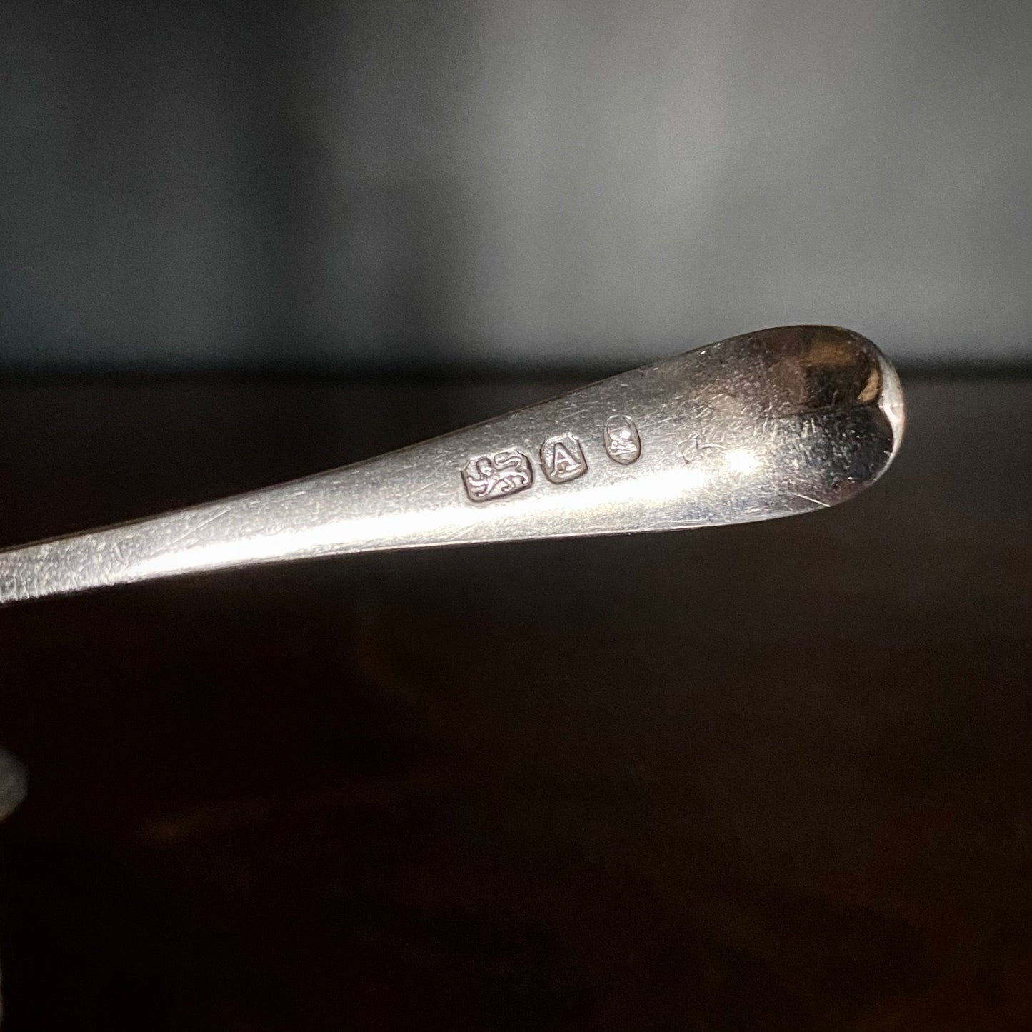 Six Georgian Sterling Silver Teaspoons