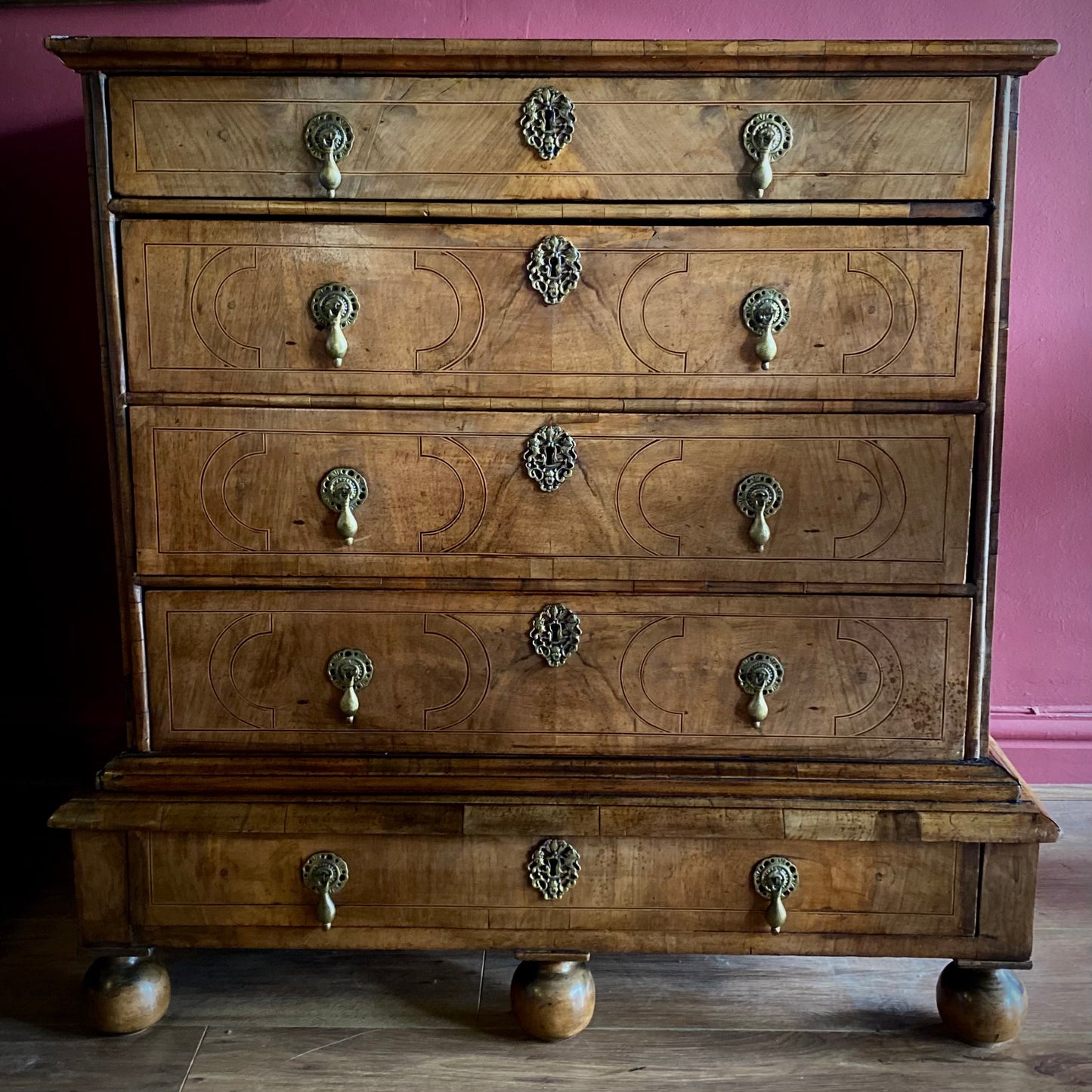 Queen Anne Chest on Stand