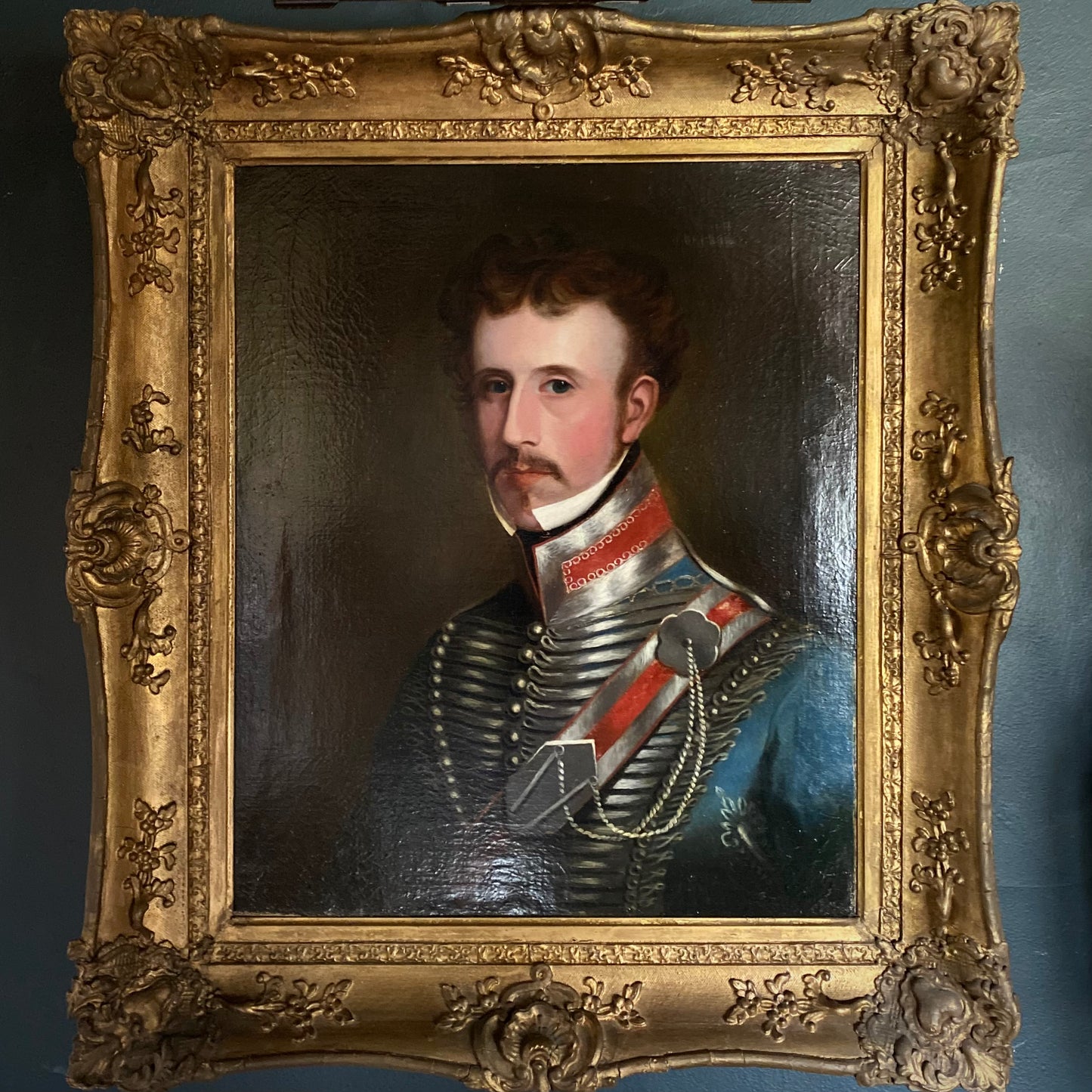 Portrait of a French Hussar Officer