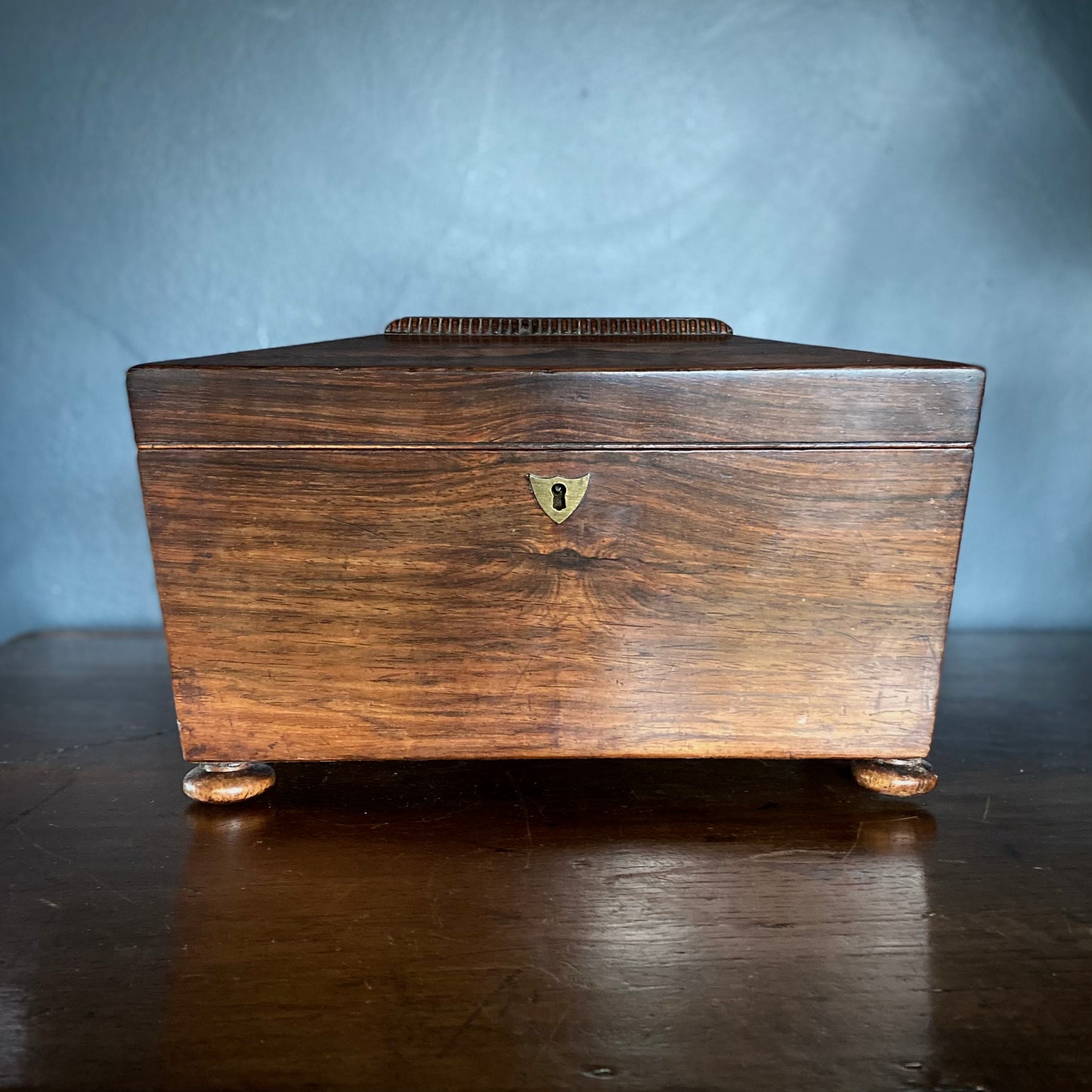 Regency Rosewood Tea Caddy