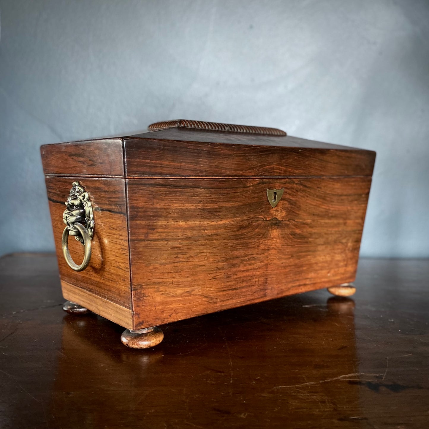 Regency Rosewood Tea Caddy