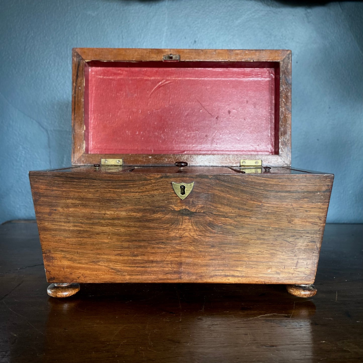 Regency Rosewood Tea Caddy