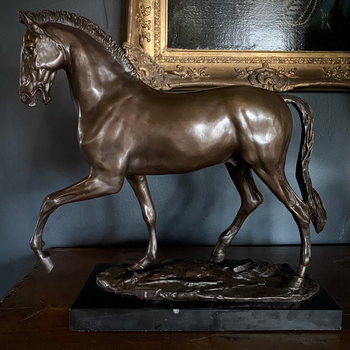 Bronze Statue of a Stallion