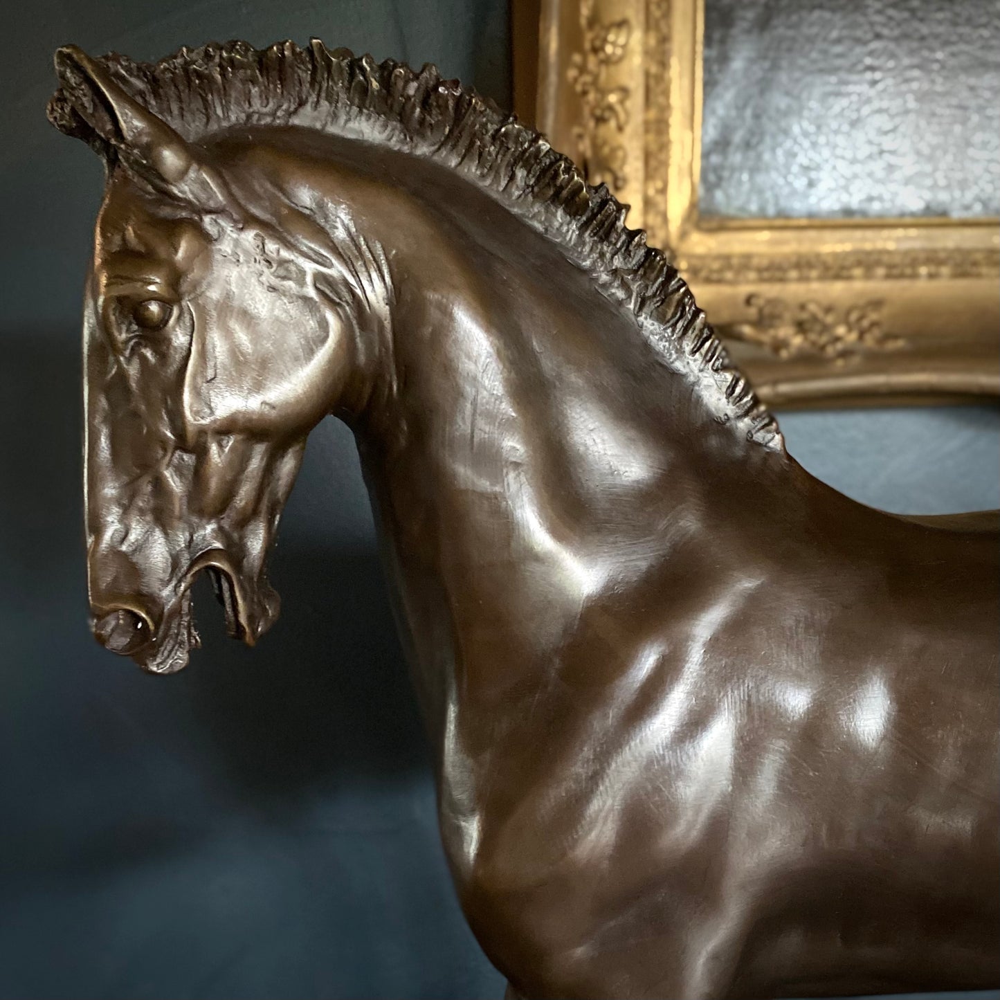 Bronze Statue of a Stallion