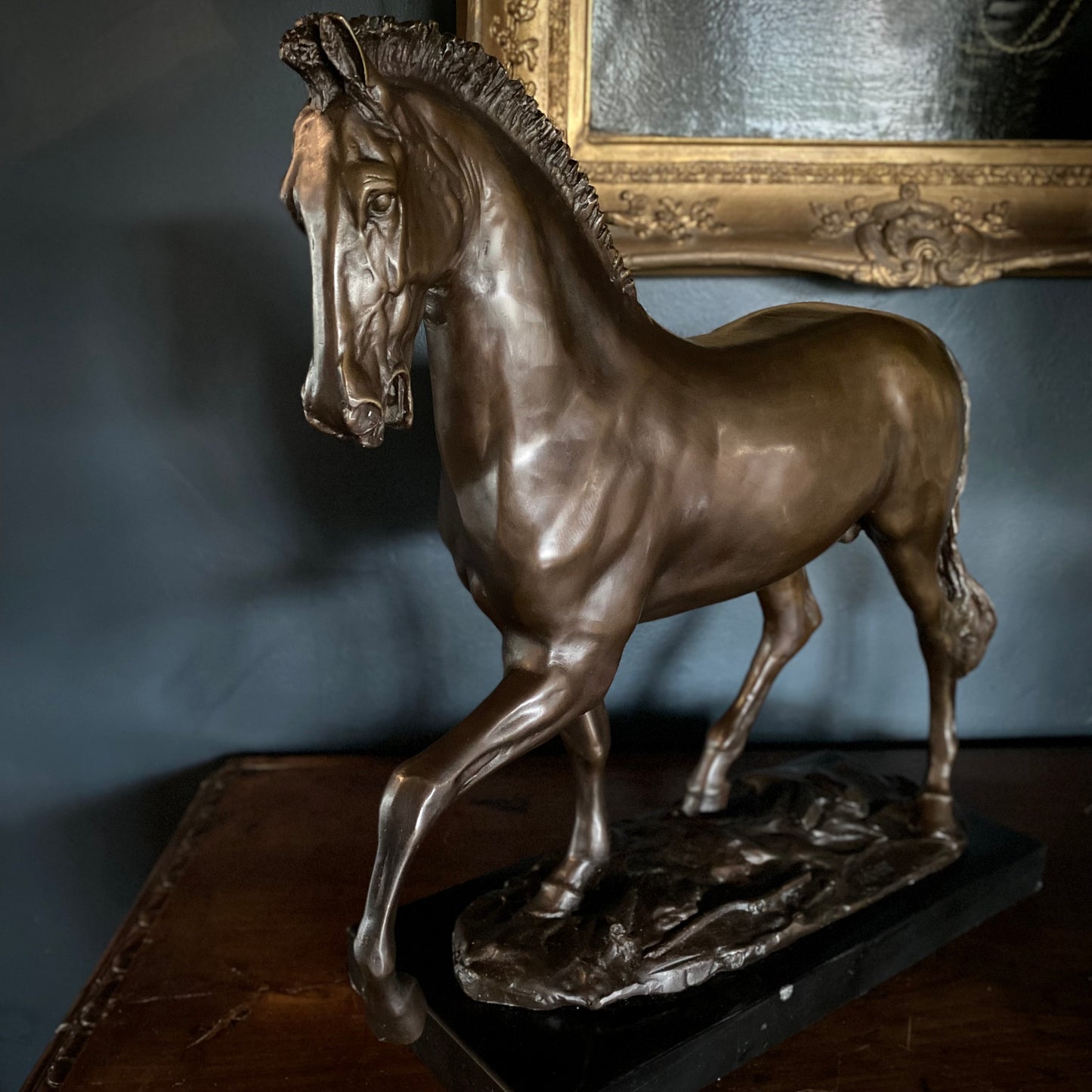 Bronze Statue of a Stallion