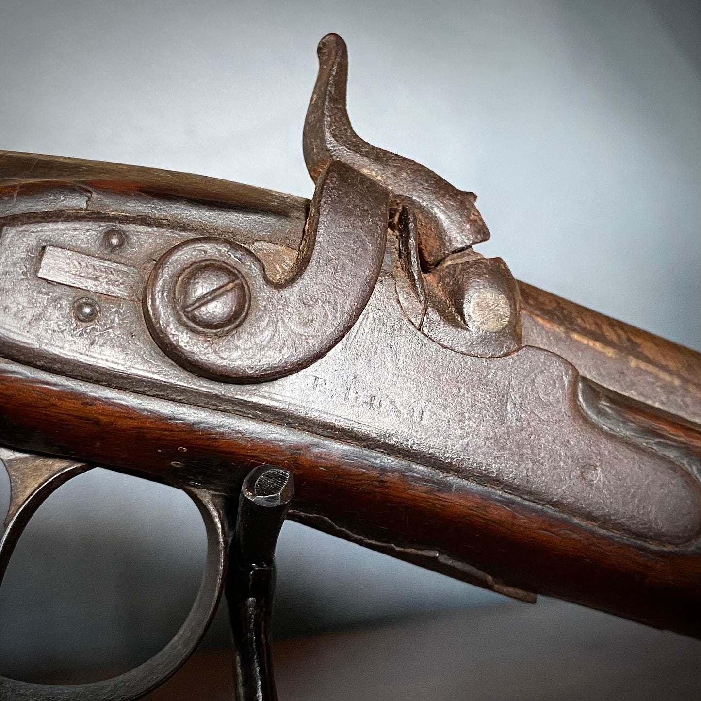 Percussion Cap Officer's Pistol by E. Bond C.1800-1830