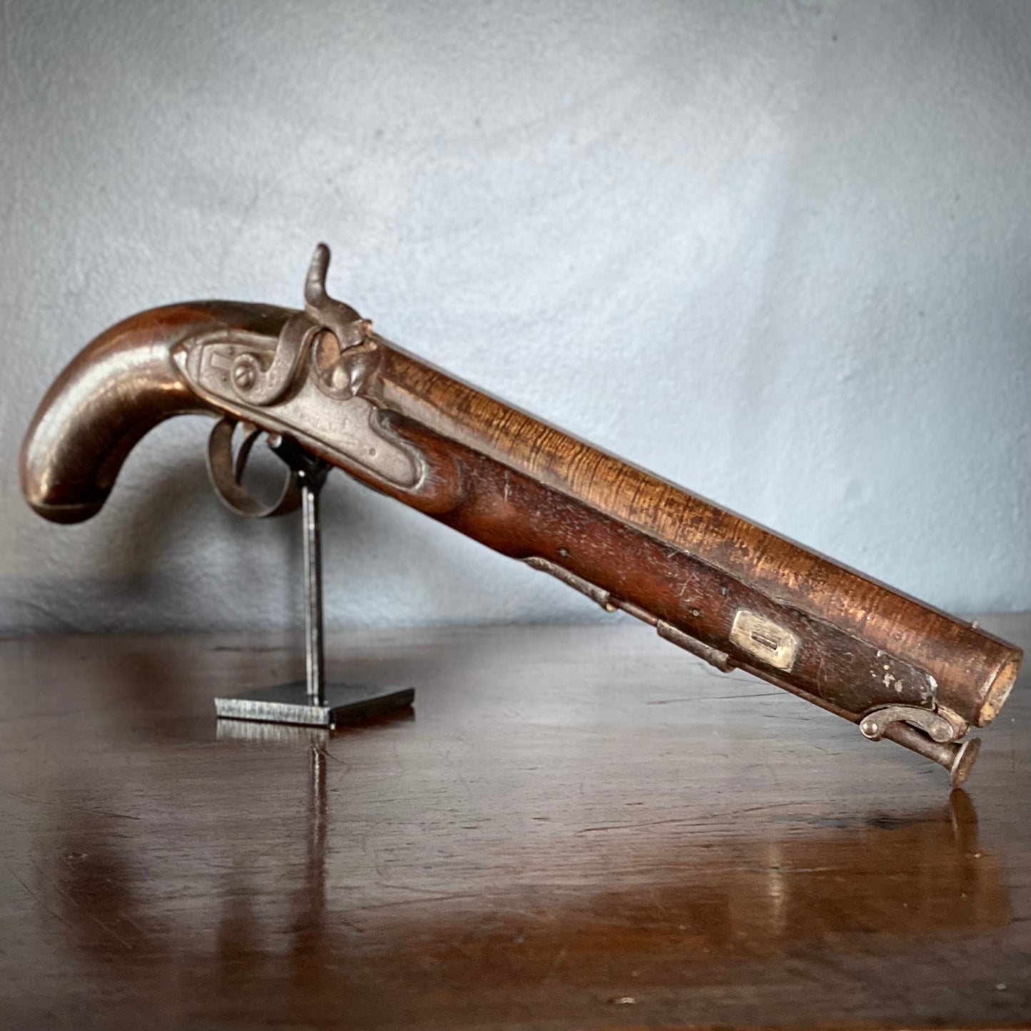 Percussion Cap Officer's Pistol by E. Bond C.1800-1830