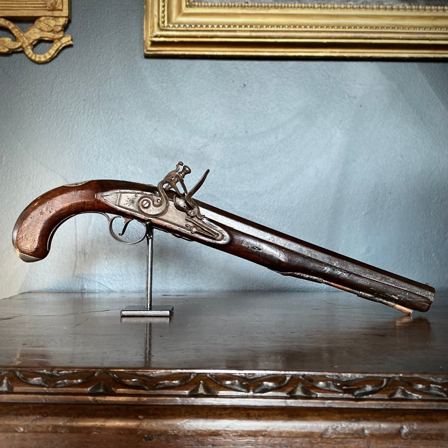 Flintlock Duelling Pistol by Patrick C.1780