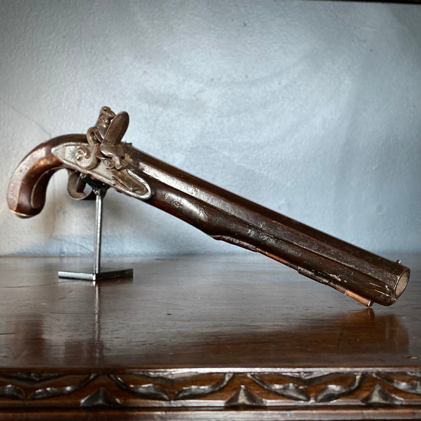 Flintlock Duelling Pistol by Patrick C.1780