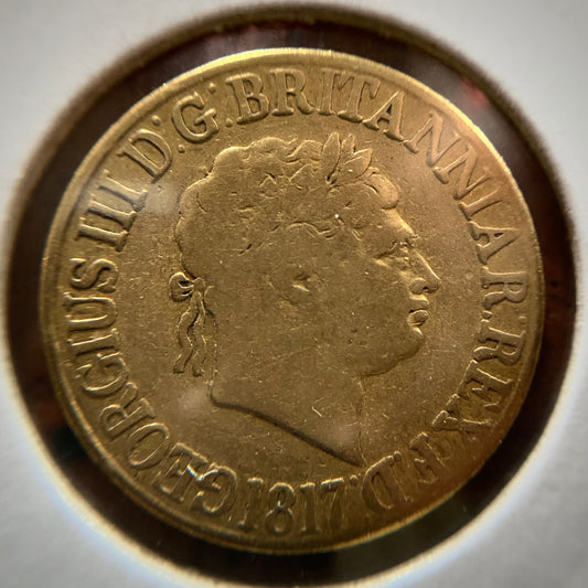 George III Gold Sovereign D.1817