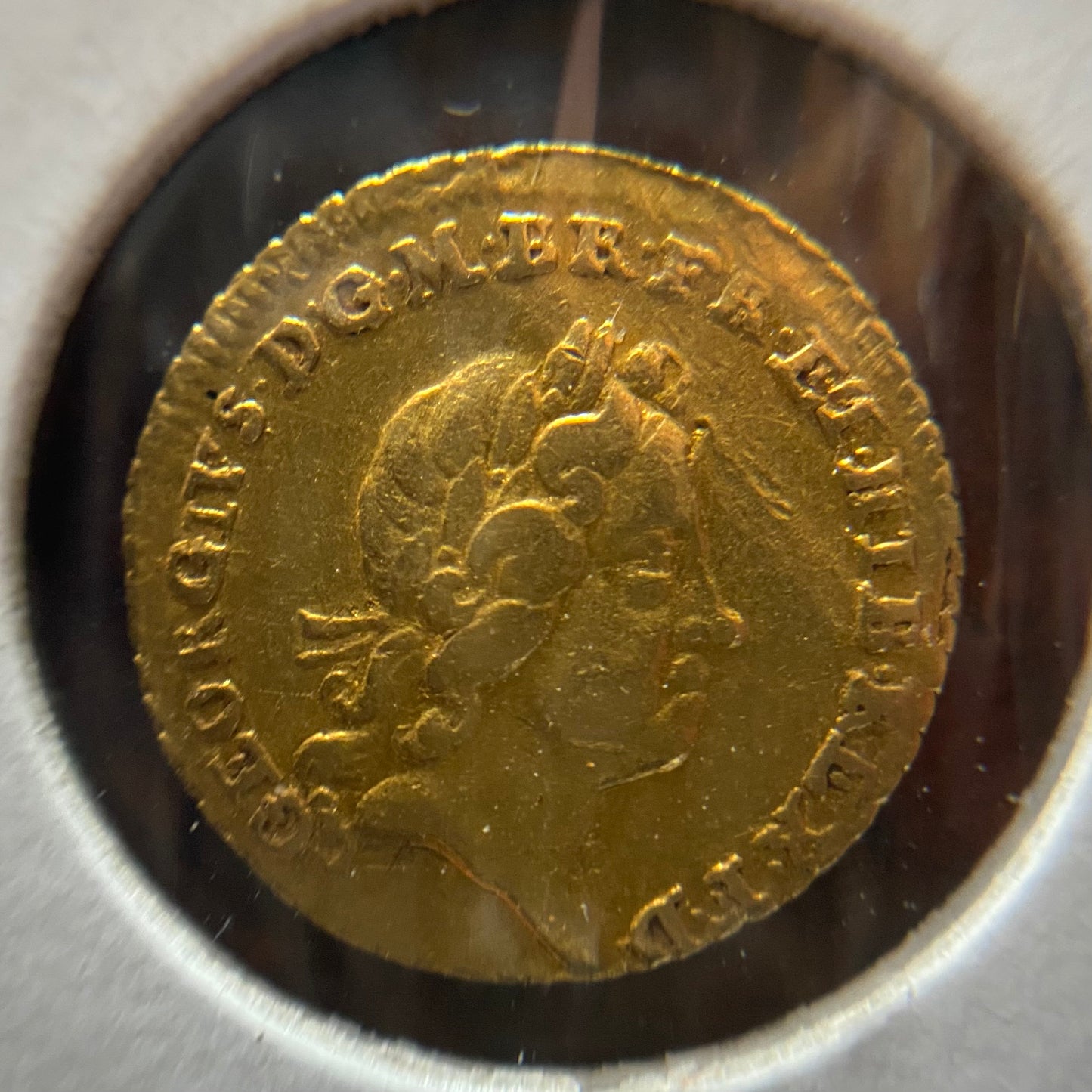 George I Gold Qtr Guinea D.1718