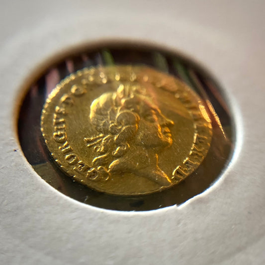 George I Gold Qtr Guinea D.1718