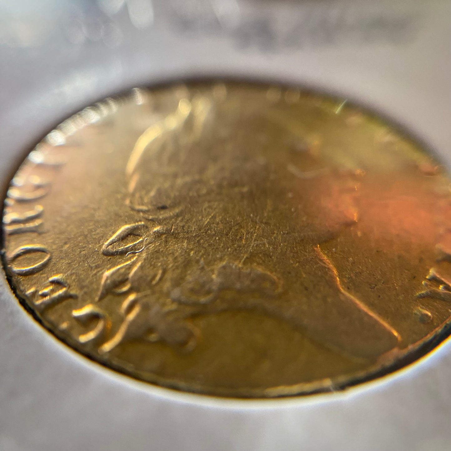 George III Gold Spade Guinea D.1794