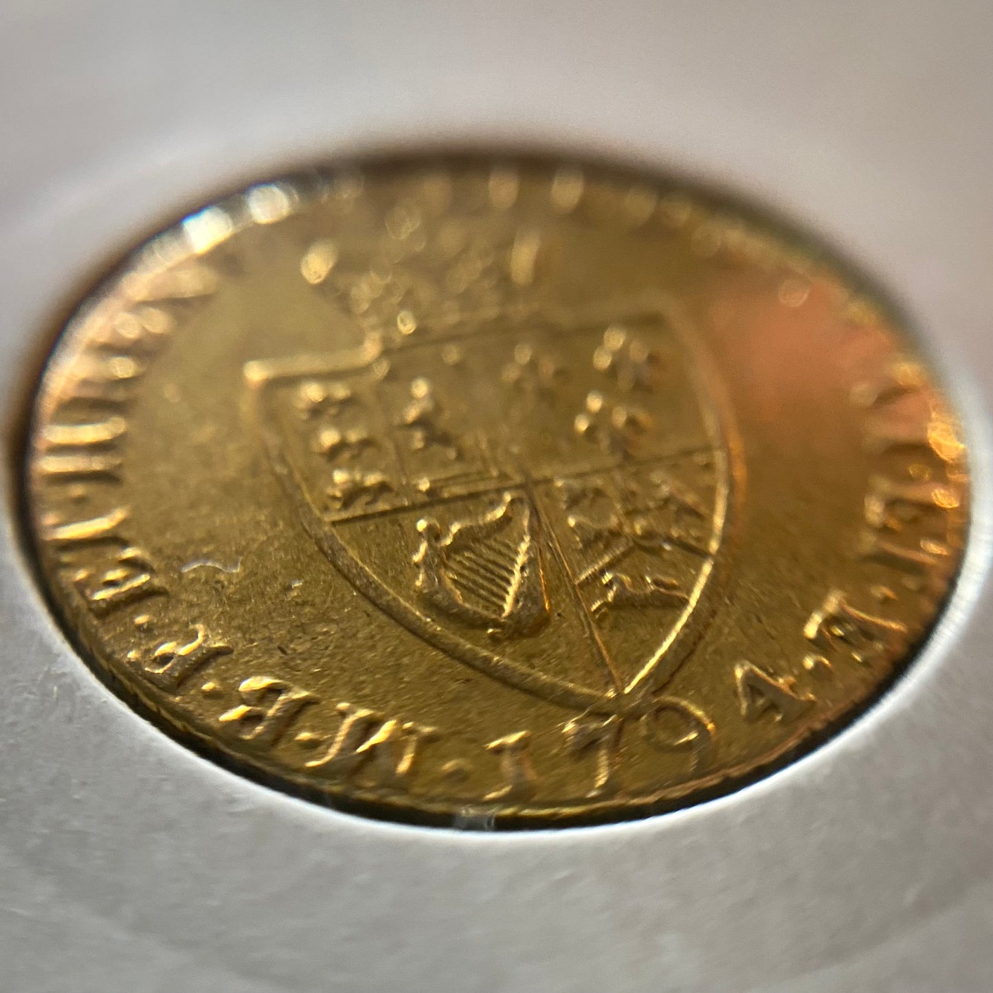 George III Gold Spade Guinea D.1794
