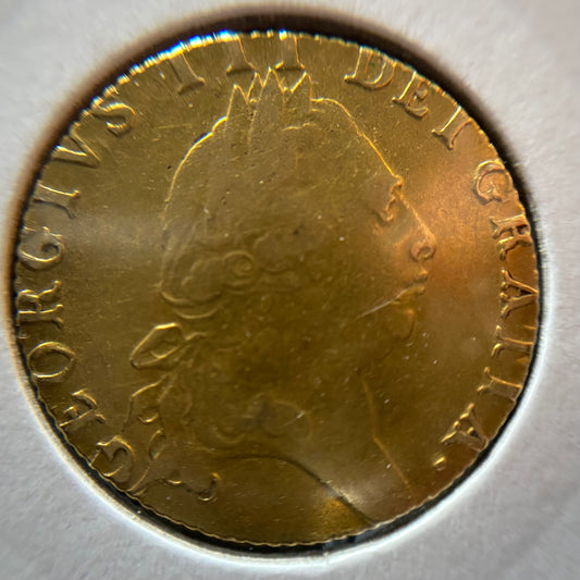 George III Gold Spade Guinea D.1793