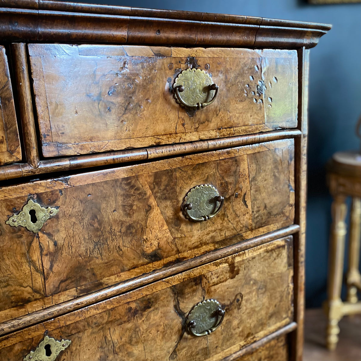 George I Walnut Chest of Drawers C.1720