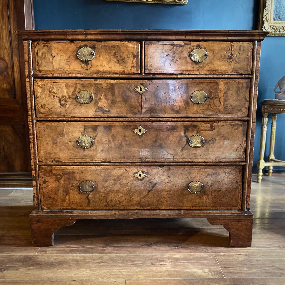 George I Walnut Chest of Drawers C.1720