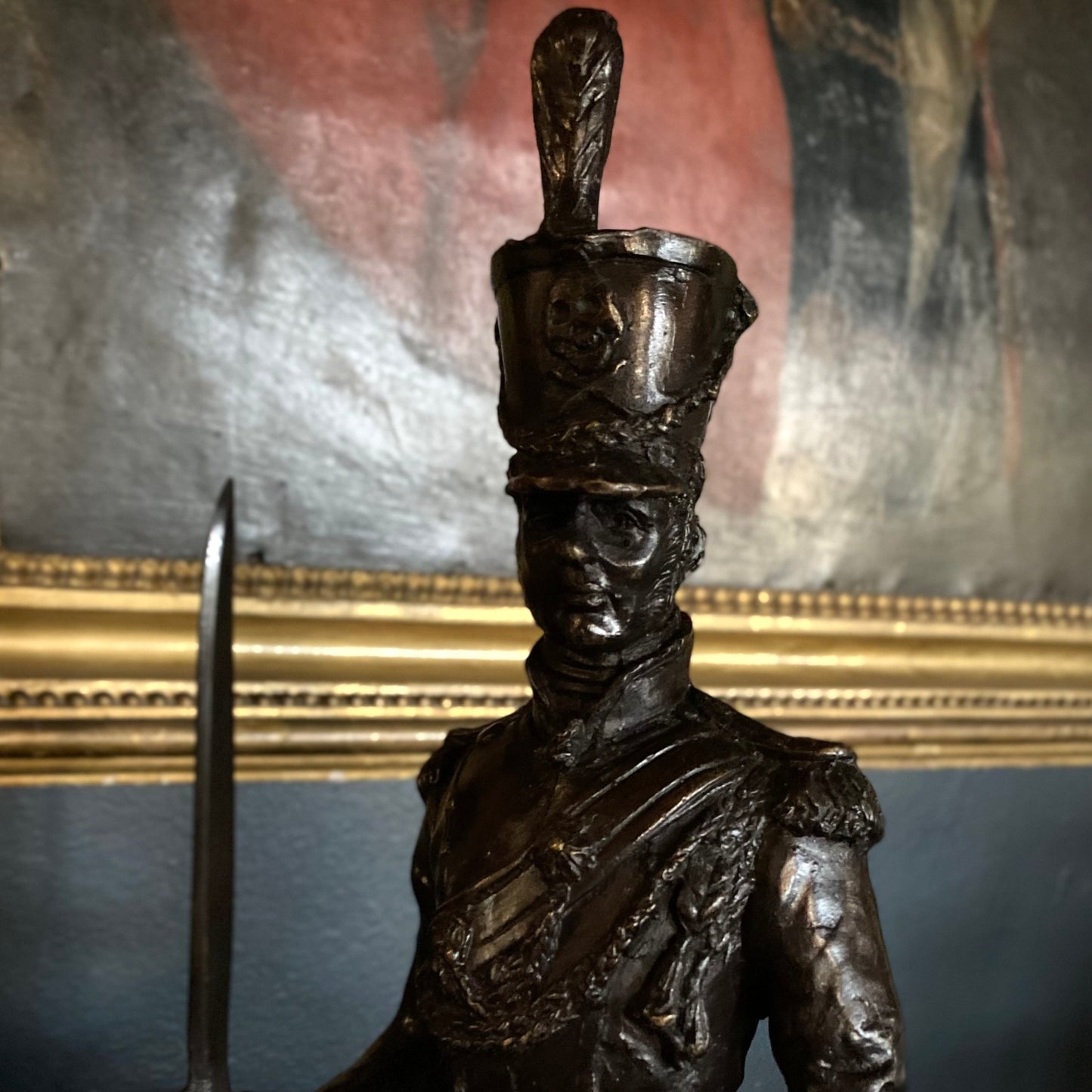 Bronze Statue of a Dragoon Officer After J.R. Skeaping