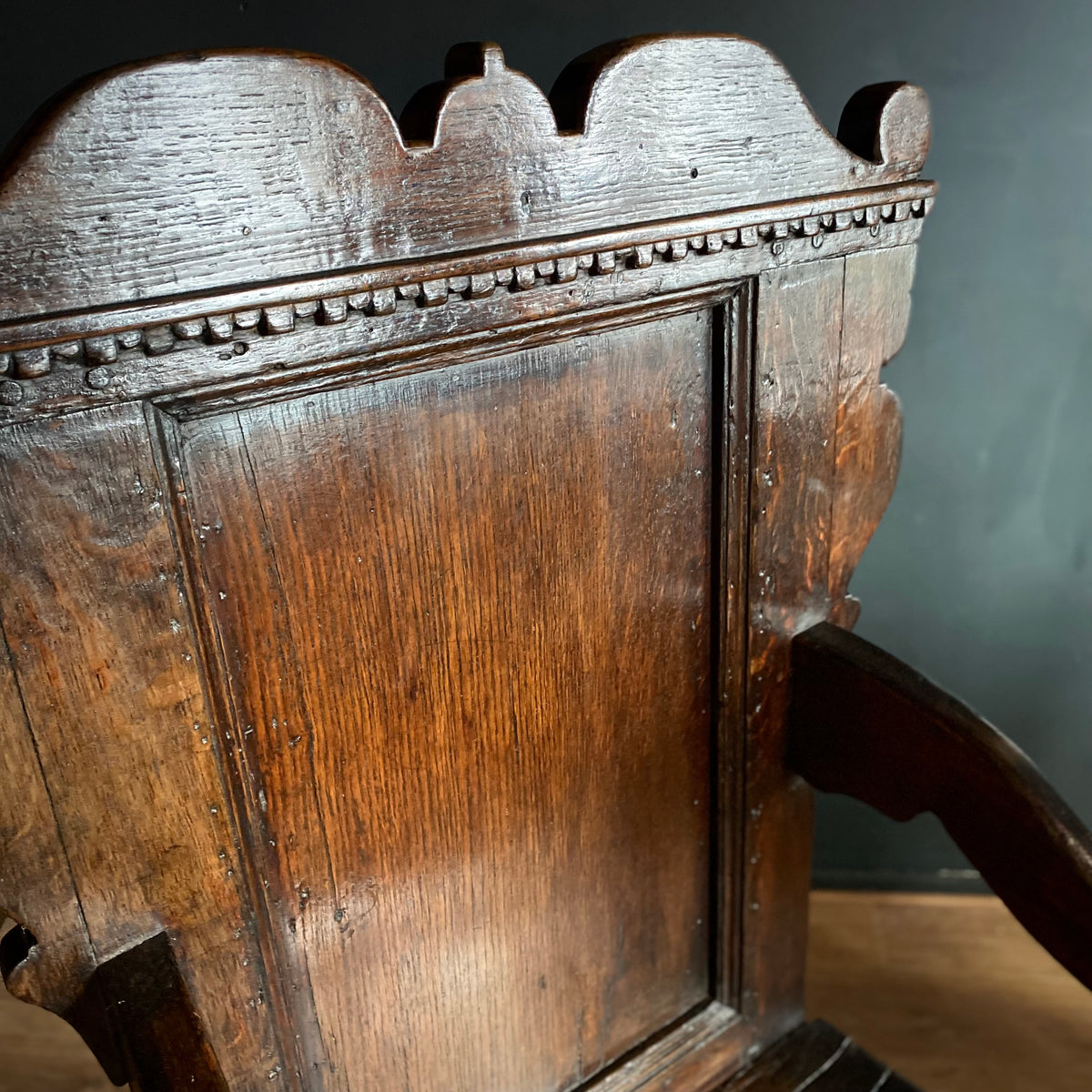 Charles I Oak Wainscot Chair C.1630-1640