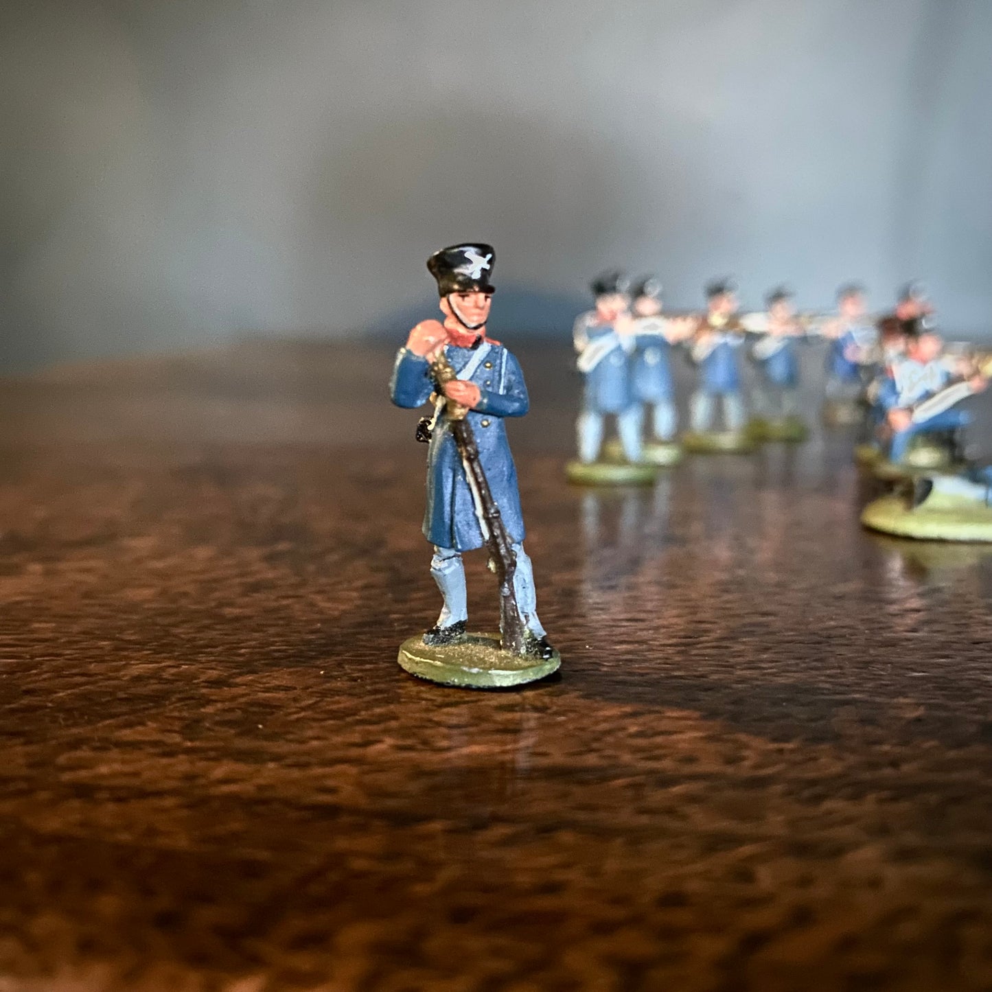 Lead Napoleonic Grenadier Company Soldiers (Period 1800-1810) Painted C.1950