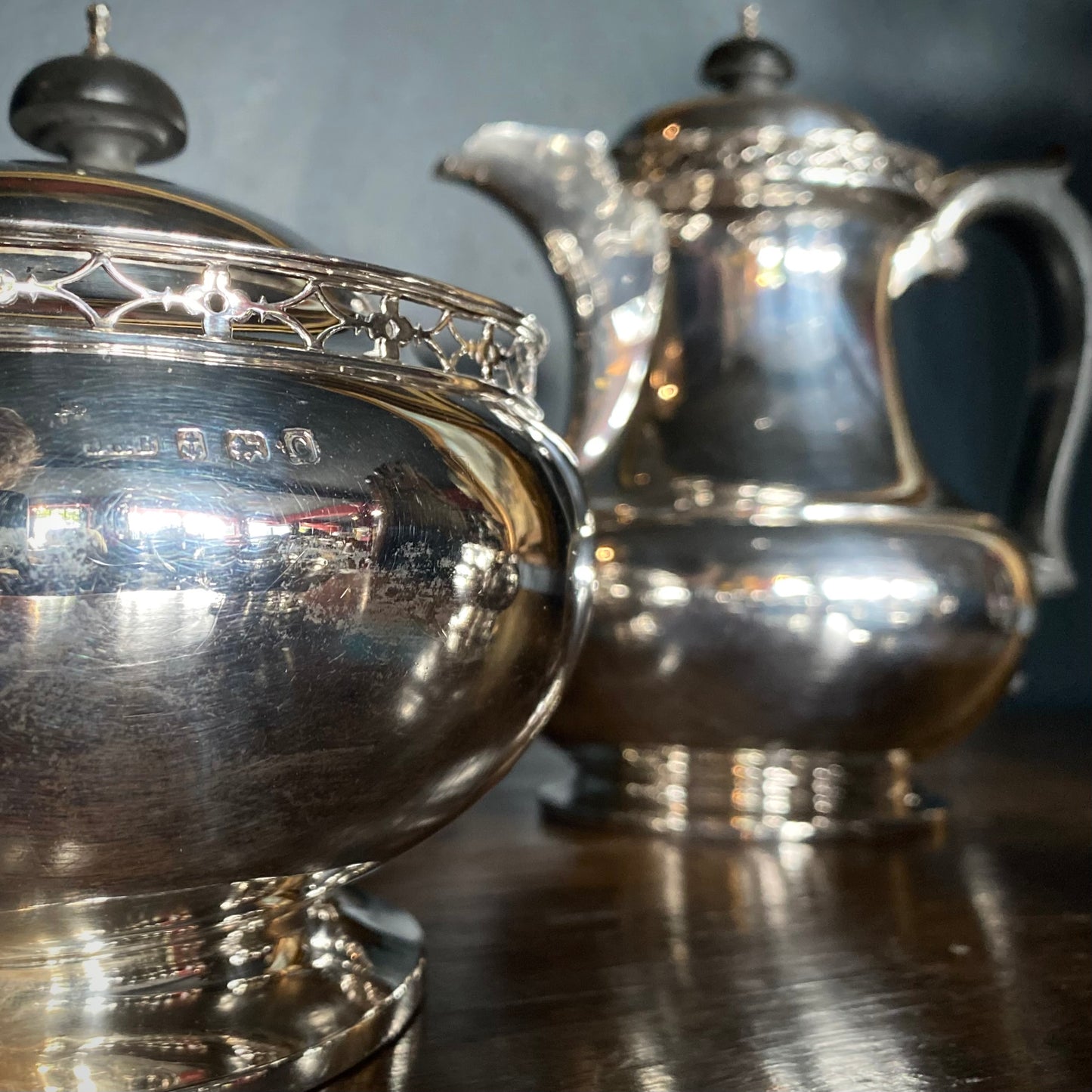 Edwardian Sterling Silver Tea Set D.1902