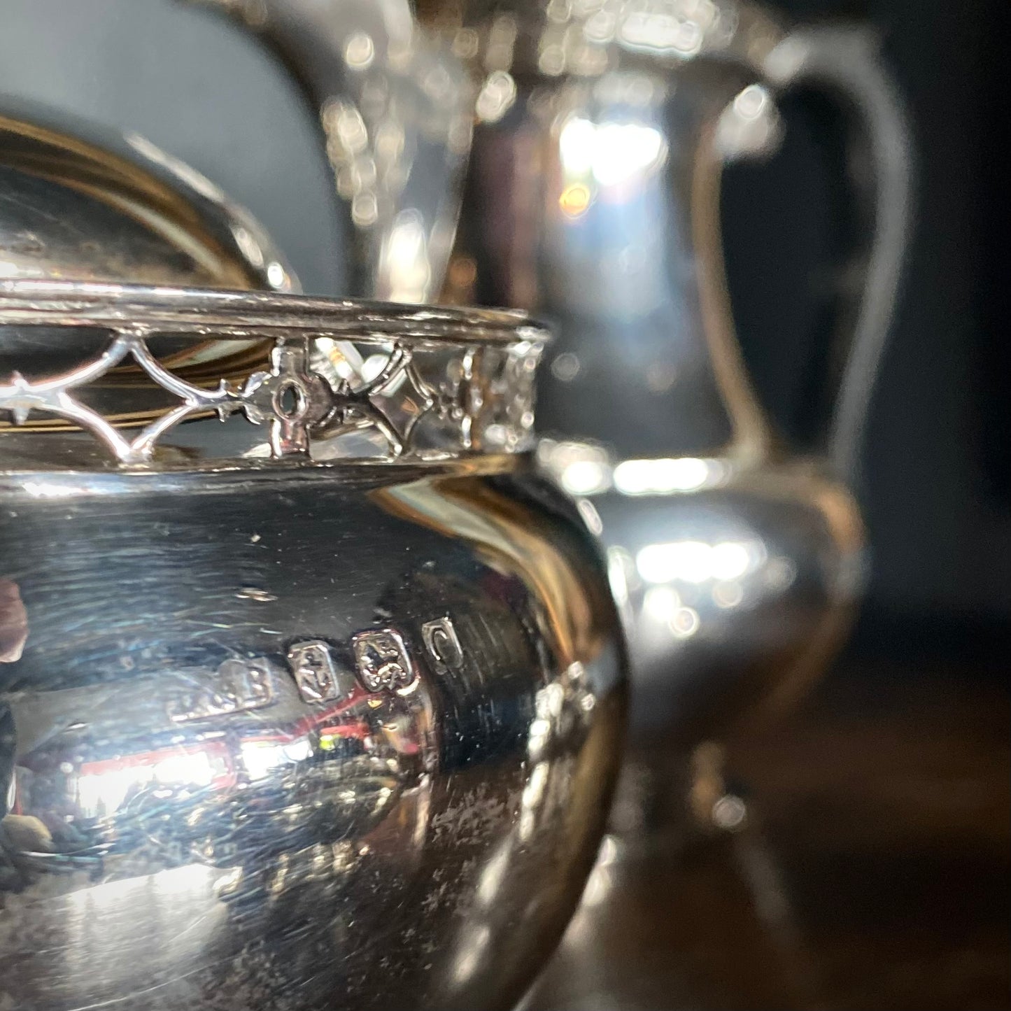 Edwardian Sterling Silver Tea Set D.1902