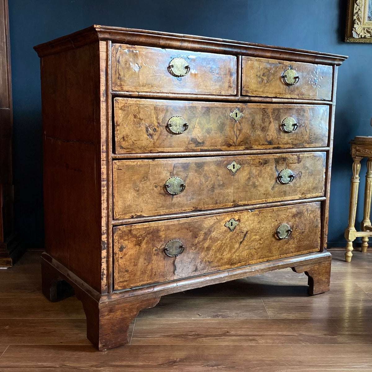 George I Walnut Chest of Drawers C.1720
