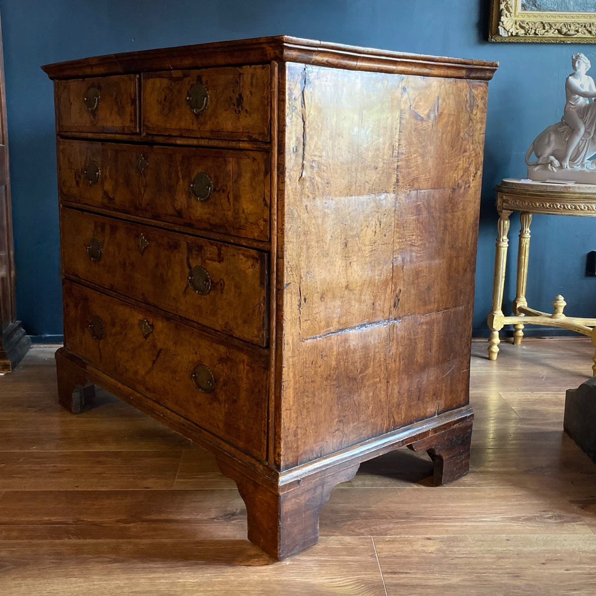George I Walnut Chest of Drawers C.1720
