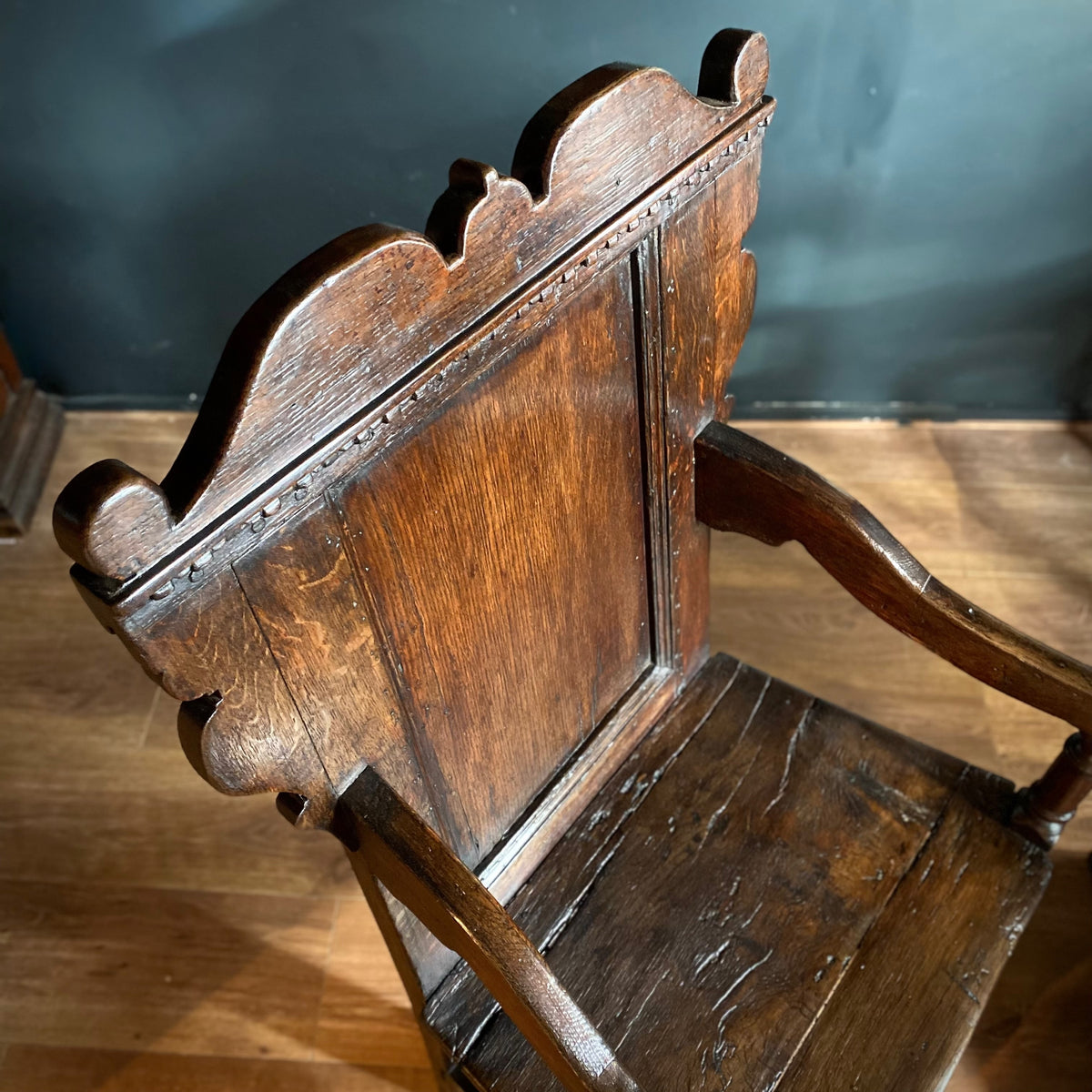 Charles I Oak Wainscot Chair C.1630-1640
