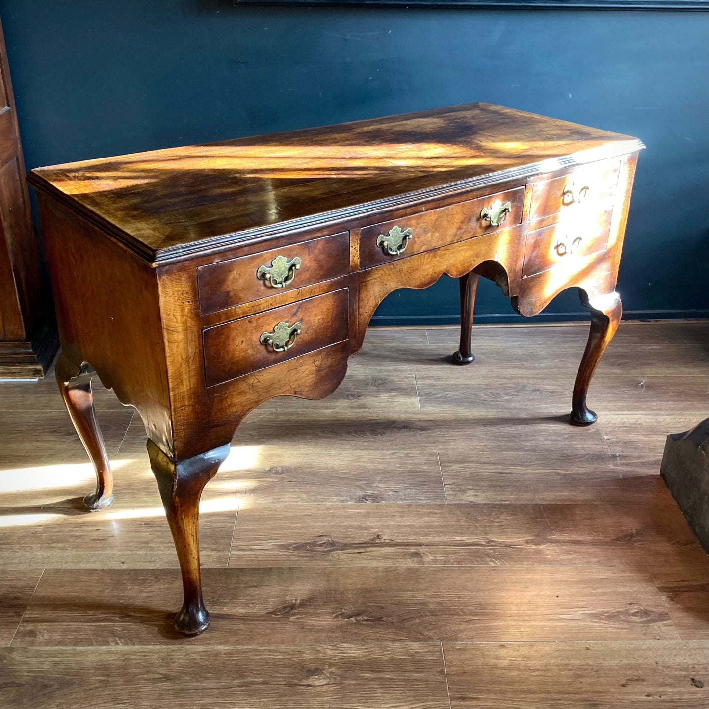 George III Walnut Writing Desk C.1800