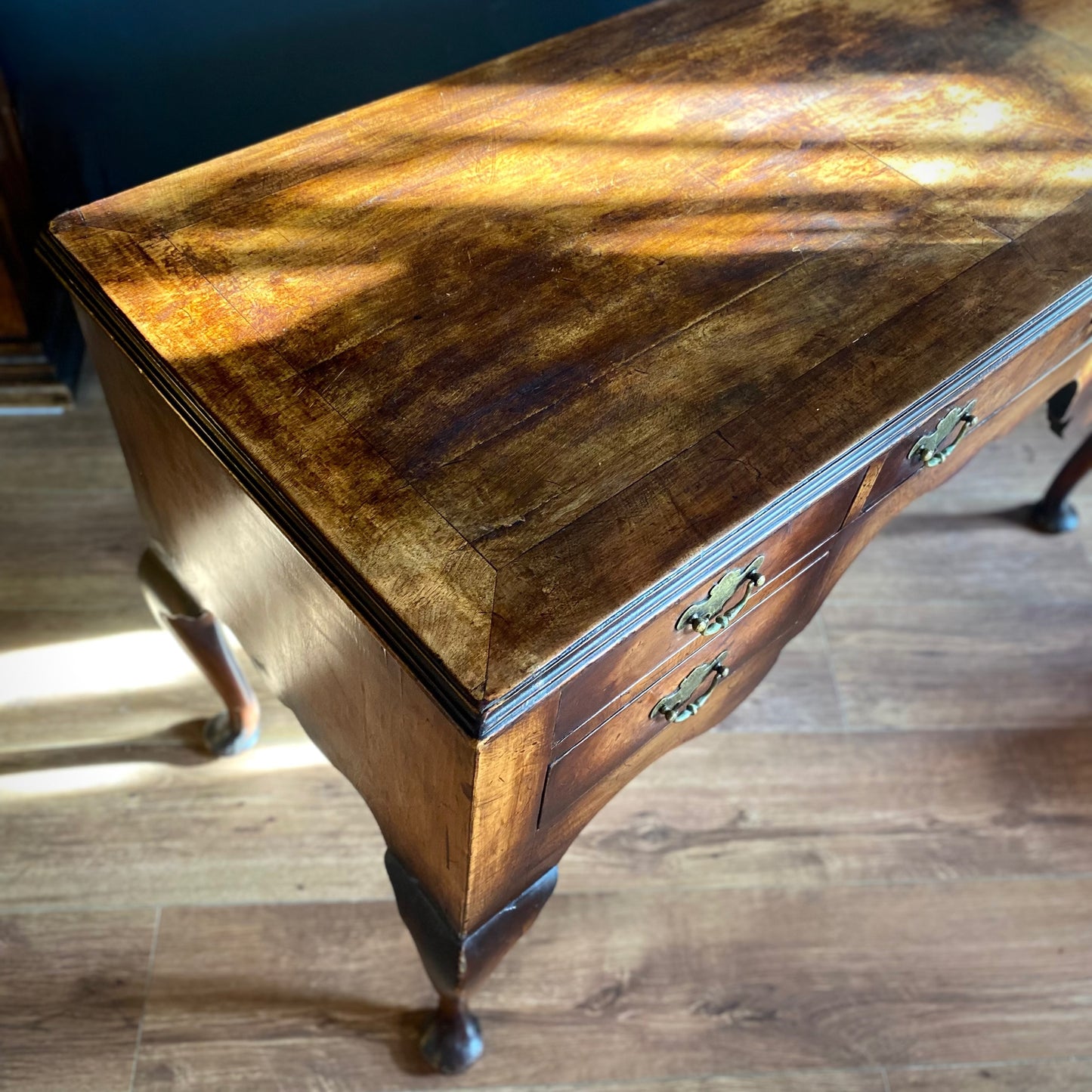 George III Walnut Writing Desk C.1800