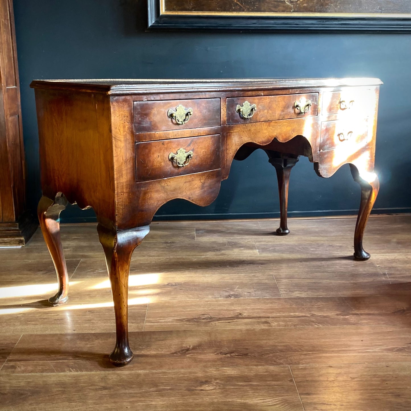George III Walnut Writing Desk C.1800